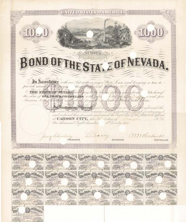 Bond of the State of Nevada